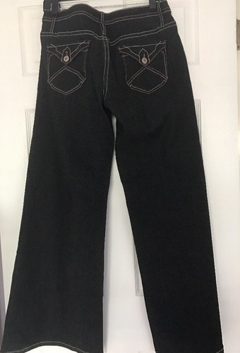 Womens Sizzle Black Jeans Size 11 NWT Wilde Leg - Picture 8 of 12