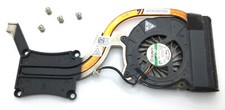 GENUINE DELL LATITUDE E6420 CPU HEATSINK AND FAN ASSEMBLY FVJ0D 0FVJ0D  SCREWS