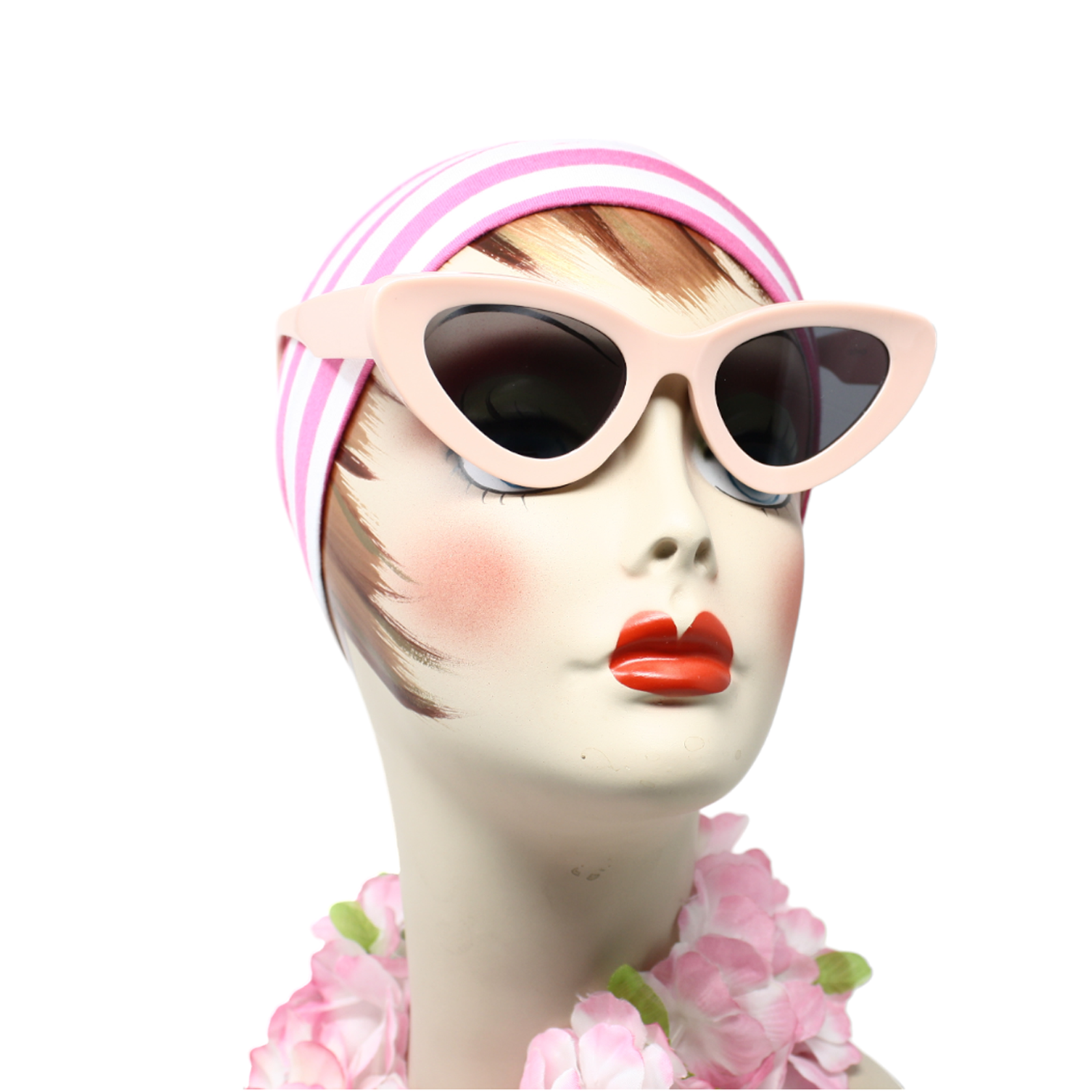 Pink Cat Eye Sunglasses Womens Vintage Fashion Style Retro Shades - Hey Viv-image