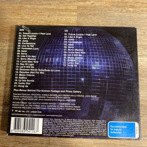 Madonna: The Confessions Tour CD + DVD, 2007 - Picture 3 of 9