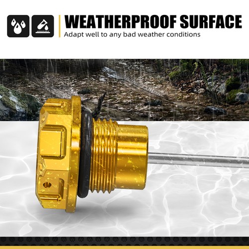 CNC Engine Oil Tank Dispstick Plug Level Gauge For Suzuki DRZ400E/S/SM 2000-2024 - Picture 4 of 13