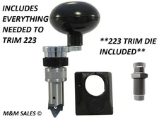 Lee Deluxe Quick Trim Case Trimmer & 223 Trim Die - Everything to trim 223!!