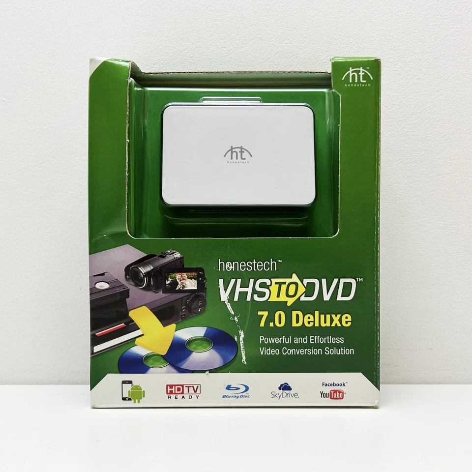 HONESTECH 7.0 Deluxe VHS To DVD Converter Device - NEW & BOXED - Image 2 of 4