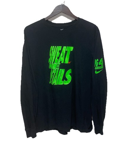 Camiseta Nike Manga Larga Negra Y Neón Para Hombre XL PG4 Gatorade “Suda los Detalles” - Imagen 1 de 8