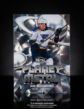 Jake Neighbours 2025-26 SkyBox Metal Universe #35 Planet Metal SP Blues