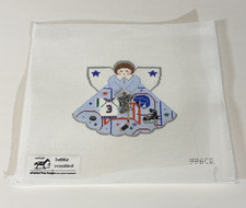 Painted Pony Needlepoint Canvas 996CQ Hockey Star Angel w/ Charms