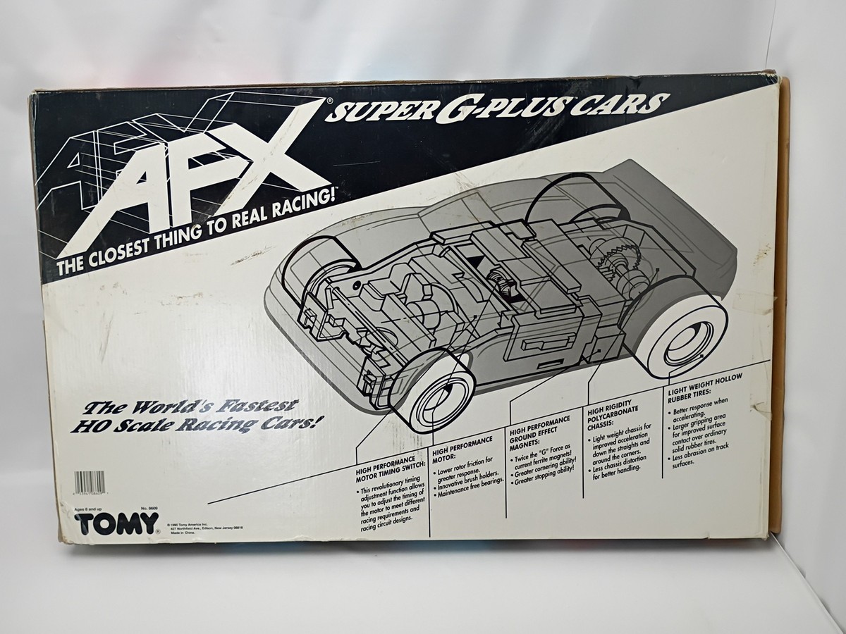 Vintage AFX Super G Plus Challenge 17' Race Car Slot Set 8609 Tomy