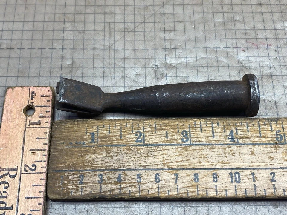Unusual Antique Punch Claw Hammer Blacksmith Farriers ? Old Special Tool Nice - Image 3 of 4