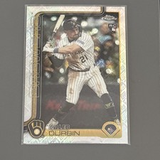 Caleb Durbin - 2025 Topps Chrome - #USC82 Topps Logo Recractor (RC)