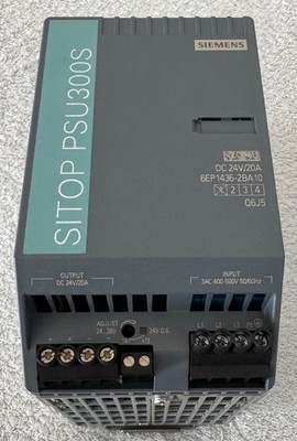 Siemens SITOP PSU300S Stromversorgung 6EP1436-2BA10-3AC 400-500V Out 24V DC/20A