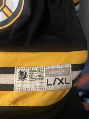 VTG 2021 Tukka Rask Boston Bruins Reebok Youth L/XL Jersey - Picture 5 of 5