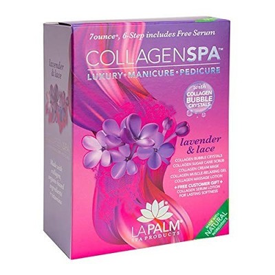 La Palm Collagen Spa Luxury Manicure and Pedicure with Collagen Bubble Crystals