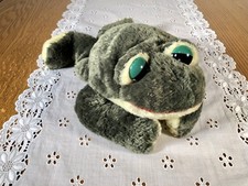 NWT Aurora Flopsies frog Frog Legs Floppy Green Stuffed Animal Beanie Plush 12  