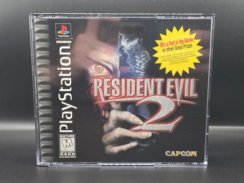 Resident Evil 2 PlayStation 1, 1997 Capcom, 2-Disc Set No Manual Tested New Case