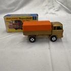 1970 Lesney Matchbox Superfast No. 1 GOLD MERCEDES TRUCK Original Box COMPLETE