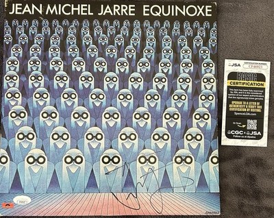 Jean Michel Jarre SIGNED Equinoxe Vinyl JSA COA LP Record Autographed 1978