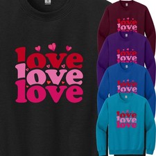 Sudadera Loving Happy Valentine's Day Love Enjoy para Hombres EE. UU. Regalo para Parejas Camiseta