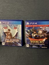 PS4 Video Game Lot Dragon Quest Heroes Valkyria Revolution Tested