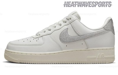 Nike Wmns Air Force 1 '07 Essential 'Silver Swoosh' DQ7569-100 Women New Sizes
