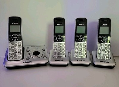 VTech Digital Answering Machine Model CS6429-4 Home Phone 4 Handsets - TESTED