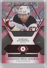 2021-22 Black Diamond Relic Rookie Gems Single Ruby 27/49 Marian Studenic 8tn
