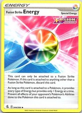 Fusion Strike Energy Fusion Strike 244/264 Uncommon Pokemon NM Pokemon Card