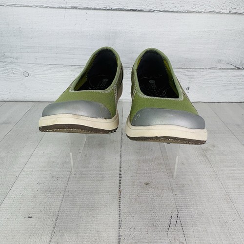 Bzees Naturalizer ALEX Green Leather/Fabric Uppers Casual Flats Shoes Sz 8.5 M - Picture 3 of 21