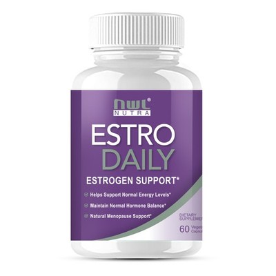 Estro Daily Estrogen Support for Women   Natural Menopause Relief, Hormone Balan