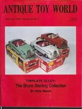 ANTIQUE TOY WORLD Bruce Sterling Collection Tinplate Streamline Era 2 1989