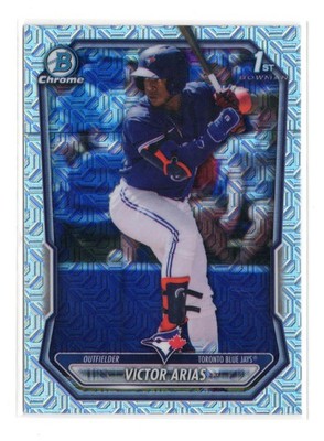 2026 Bowman #BCP-29 Victor Arias Chrome Prospects Mojo Refractor
