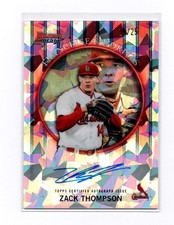 2019 Bowman's Best Zack Thompson 1999 Atomic Refractor Auto /25 - #99FFA-ZT