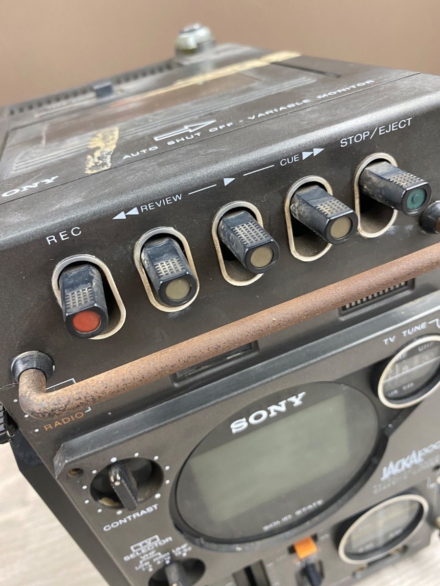 Sony FX-300 Jackal 300 TV FM AM Radio Cassette Recorder Boombox