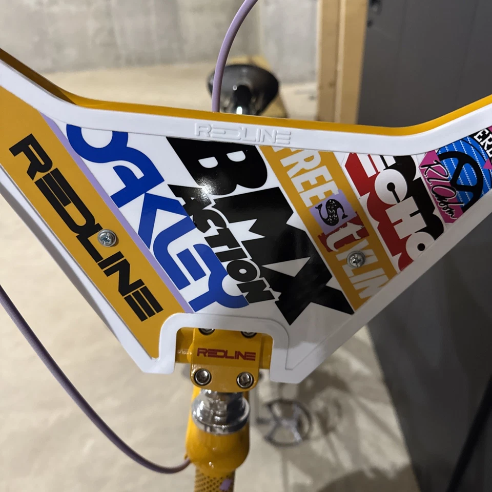 Bicicleta BMX Freestyle 1987 Redline RL20ii Hazard Yellow  Foto 3 de 4