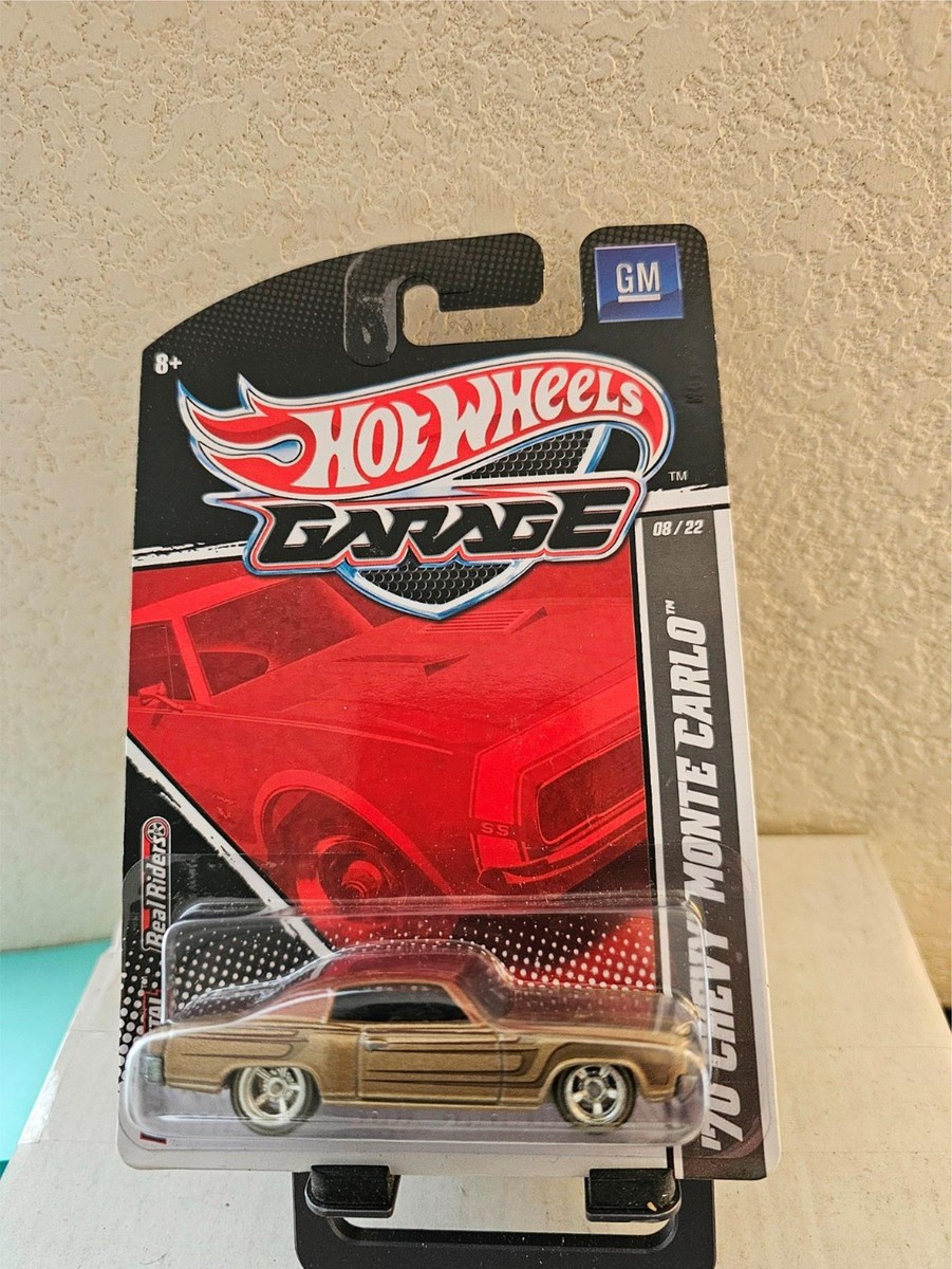 Hot Wheels Garage 1970 Chevrolet Monte Carlo Real Riders F13 | eBay