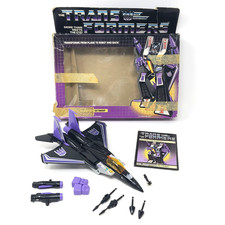 Transformers G1 Skywarp 100  Complete Beautiful Authentic Pre-Rub VTG 1984 Box