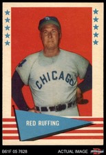 1961 Fleer #74 Red Ruffing Yankees / White sox HOF 7.5 - NM+