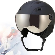 BAOBLAZE Casco Sci e Snowboard Uomo/Donna Taglia M Con Visiera Rimuovibile