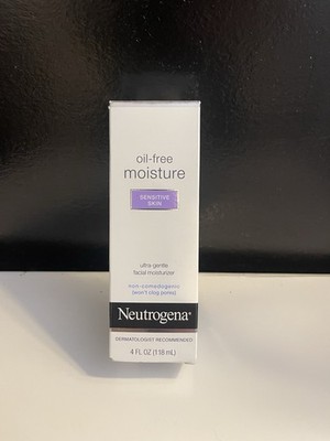Neutrogena Oil Free Moisture Sensitive Skin 4 oz. NEW