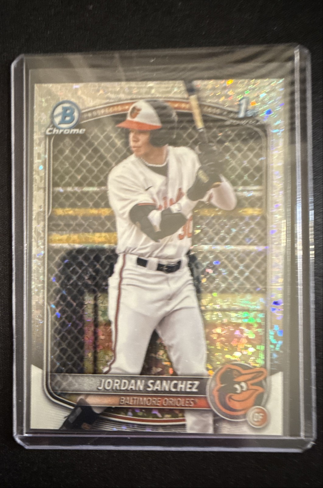 2025 Bowman Chrome - Prospects Jordan Sanchez #BCP-208 Mini-Diamond Refractor RC