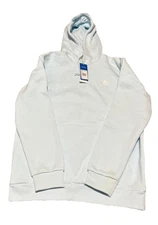 Adidas Essentials Blue Series Pullover Hoodie Sweatshirt Mens Sz L Blue HM5115