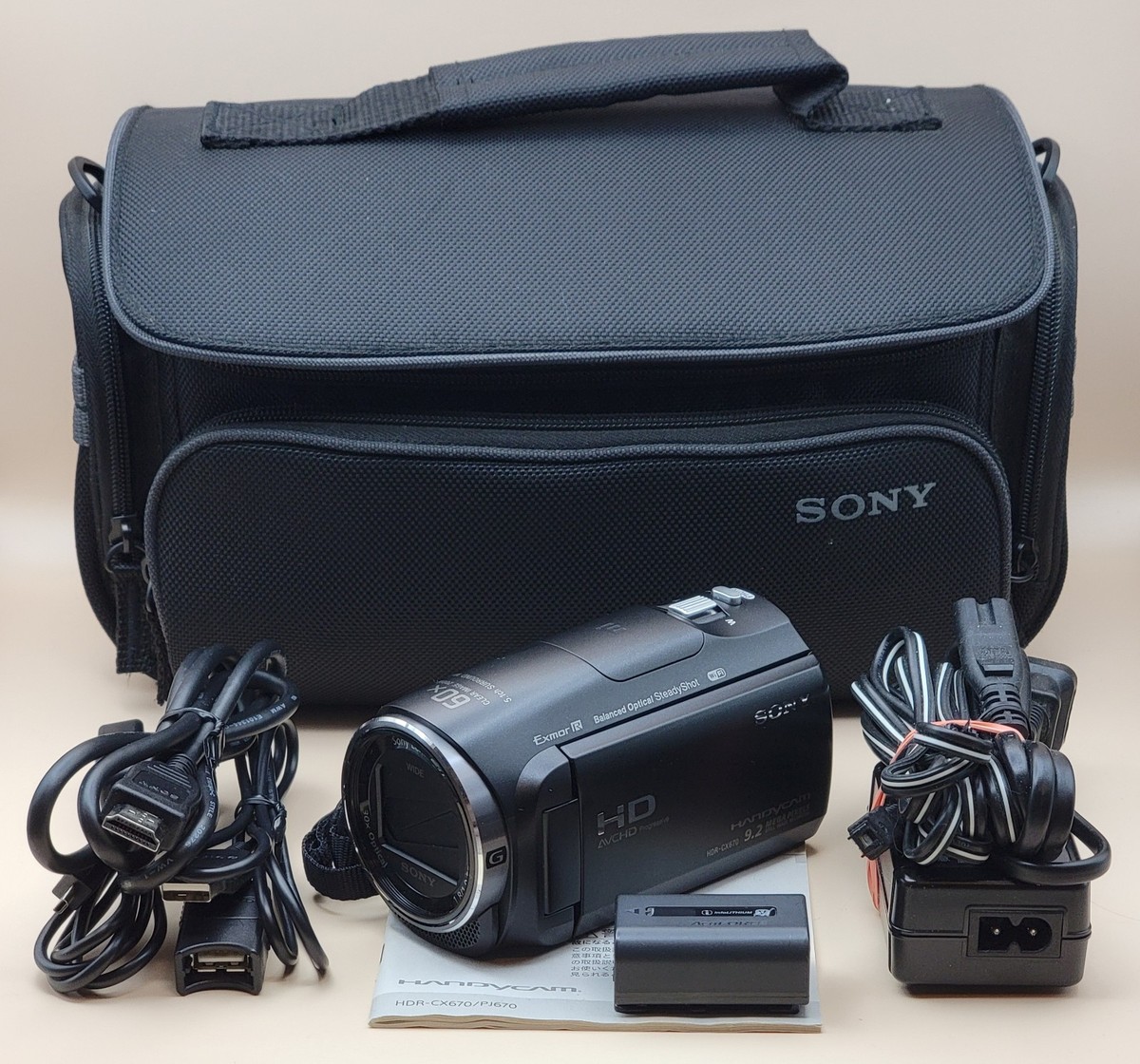 【美品】SONY Handycam HDR-CX670 ボルドーブラウン Amazon | 【整備済み品】 SONY HDビデオカメラ Handycam HDR-CX670