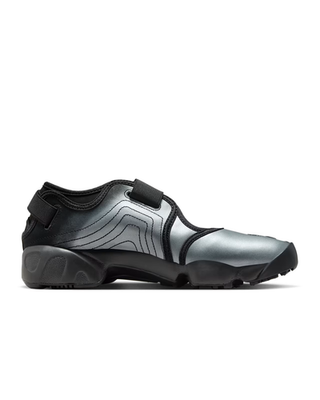 Nike Women's Air Rift IH3656-095 27㎝ New Nike Women's Air Rift Leather Shoes - Metallic Silver/ Black