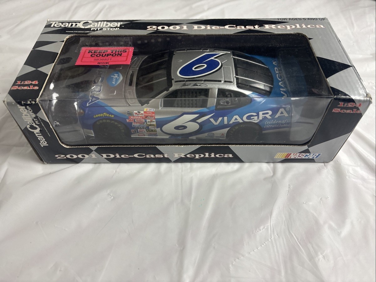 Nascar #6 Mark Martin Team Caliber Owner's 2001 Viagra Taurus 1/24