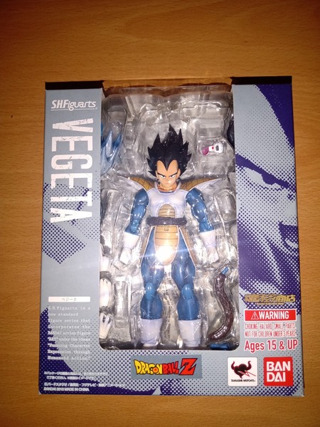 s.h. figuarts dragon ball Vegeta First Edition Original Nuevo Sin Abrir New...