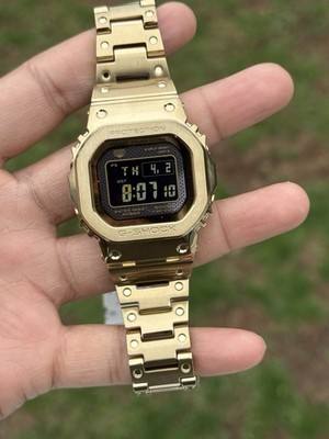 Casio G-SHOCK full metal Gold Digital Stainless Steel Watch 5000