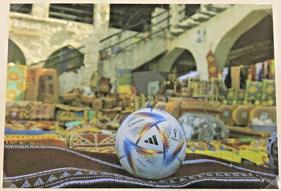 FIFA 2022 QATAR OFFICIAL CHAMPIONSHIP BALL FOLDER EDITION FDC+STS+PC (Al-Rihla) - Image 4 of 4