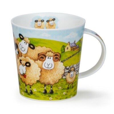 Dunoon Tasse Follow me, Follow Ewe Farmer Jumbo 0,48l Cairngorm