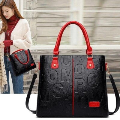 Luxury Leather Shoulder Designer Women's Handbag Crossbody Women Bag Tote Large