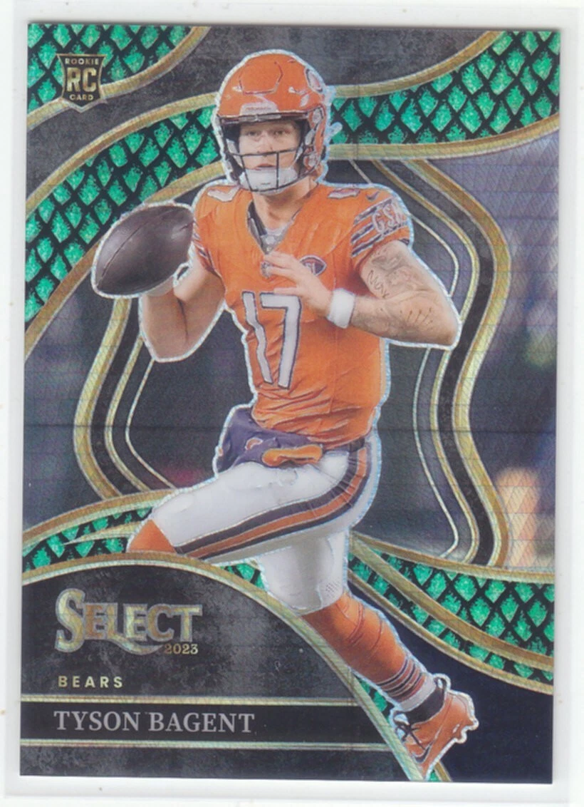2023 Select TYSON BAGENT RC DRAGON SCALE /70 CLUB LEVEL CHICAGO BEARS
