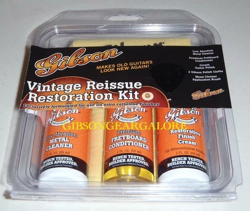 Gibson Les Paul Cleaning Kit Vintage Reissue Restoration Guitar Parts Polish NOS